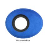 oculare oval large ultrasuede blu