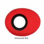 oculare oval red ultrasuede